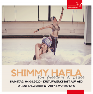 Titel_Flyer_Shimmy Hafla by Daya_Sabrina Haas